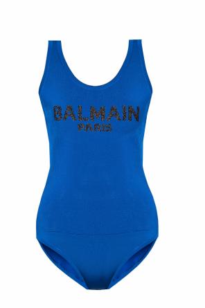 Bodysuit with an embroidered logo, zdjęcie 1 Bodysuit with an embroidered logo od Balmain